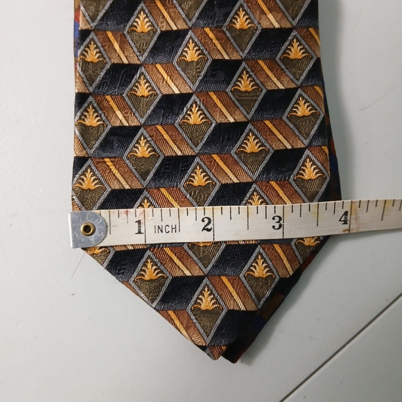 Vintage Christian Dior Monsieur/Bill Blass Patterned Silk Ties Set - Multicolor - Picture 5 of 5
